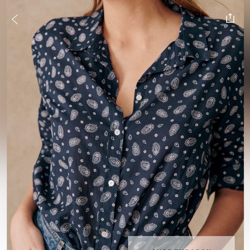 Sezane Pierro shirt, size 36 (4) NWT